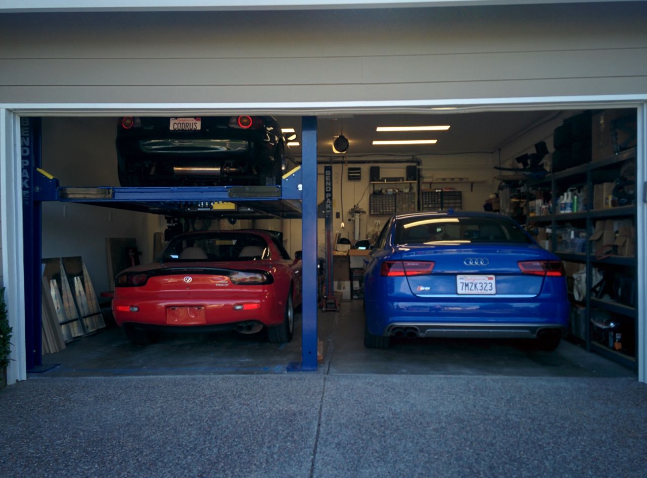 Garage Design Help Ceiling Height For A 4 Post Lift Off